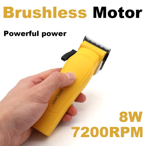 JUCAI Professional Hair Clipper Kit for Men with Brushless Motor DLC Blade 10000RPM With Base Charger Barber Hair Cutt Machines